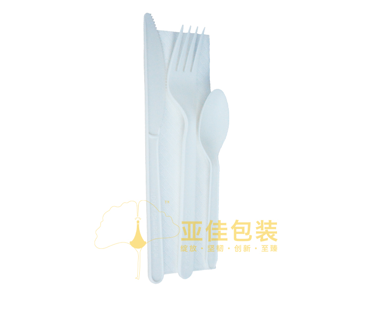 7寸刀叉+5寸勺+纸巾4件套装