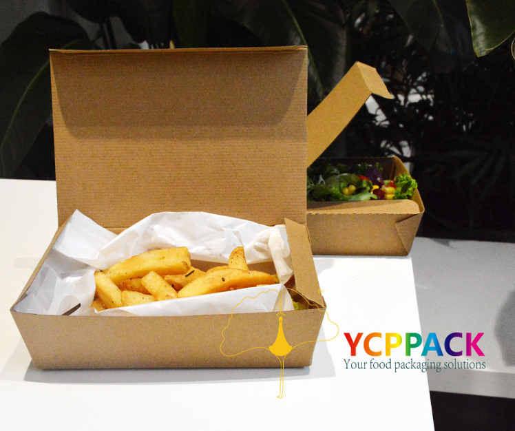 Kraft corrugated paper box