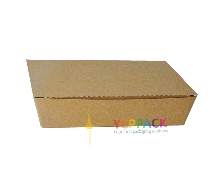 Kraft corrugated paper box