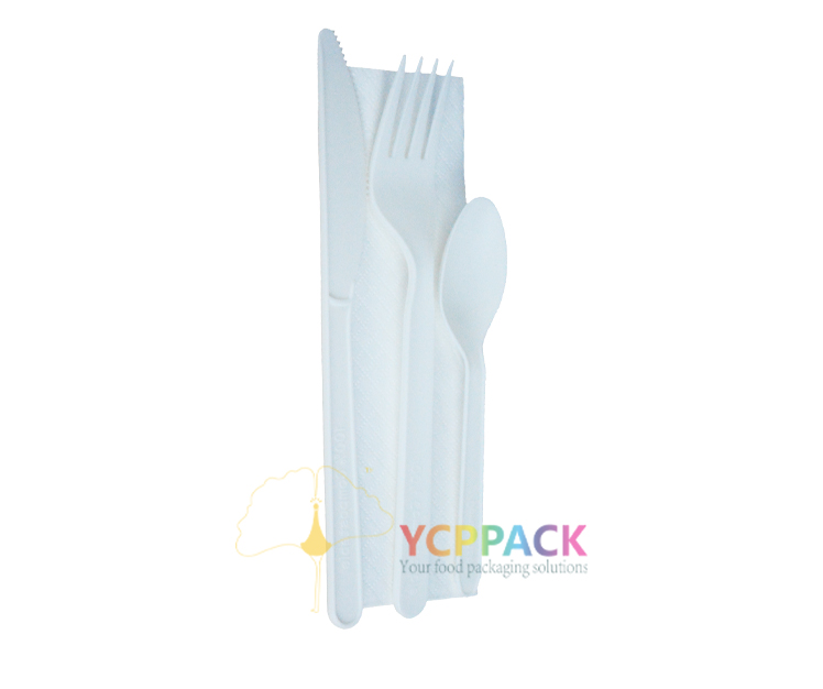 Knife+Fork+Spoon +Napkin(4 Piece Set)